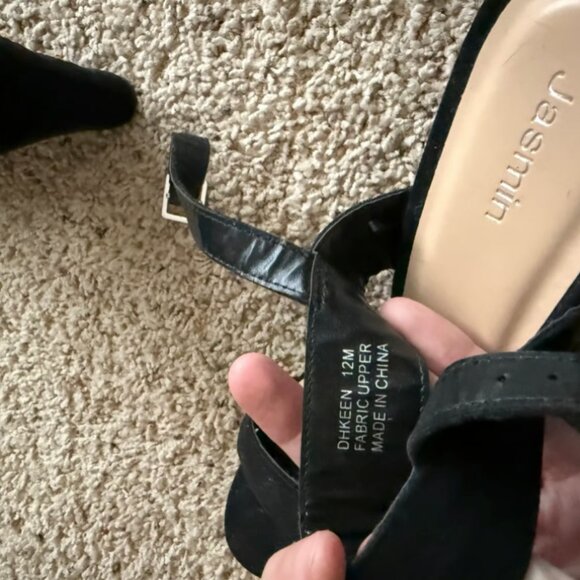 Sz 12M Embroidered Flower Wedges by Jasmin - Picture 5 of 5